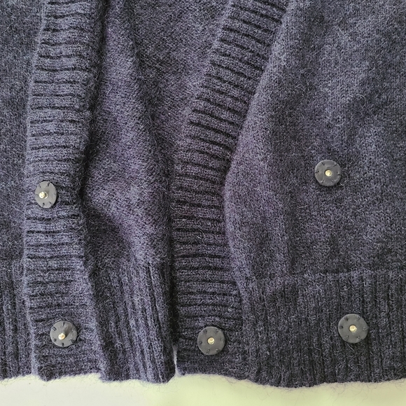 AG Adriano Goldschmied Cardigan in Navy - Picture 5 of 6